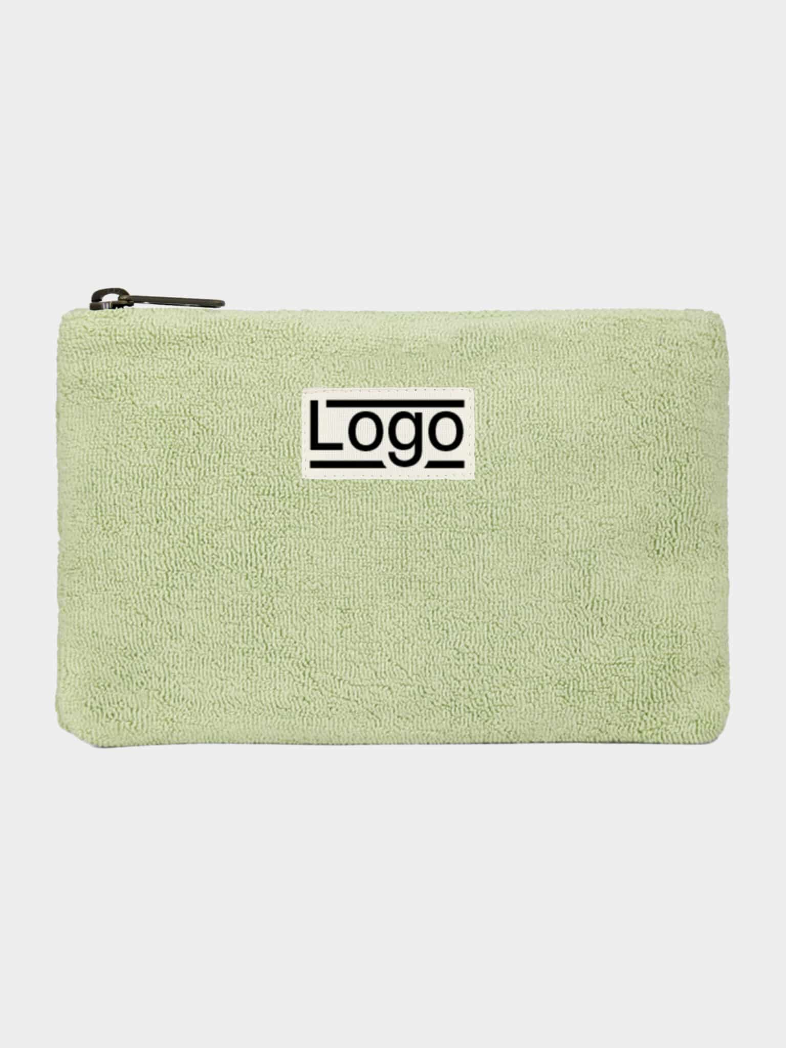 Pochette promotionnel en coton bio Colette S Vert amande